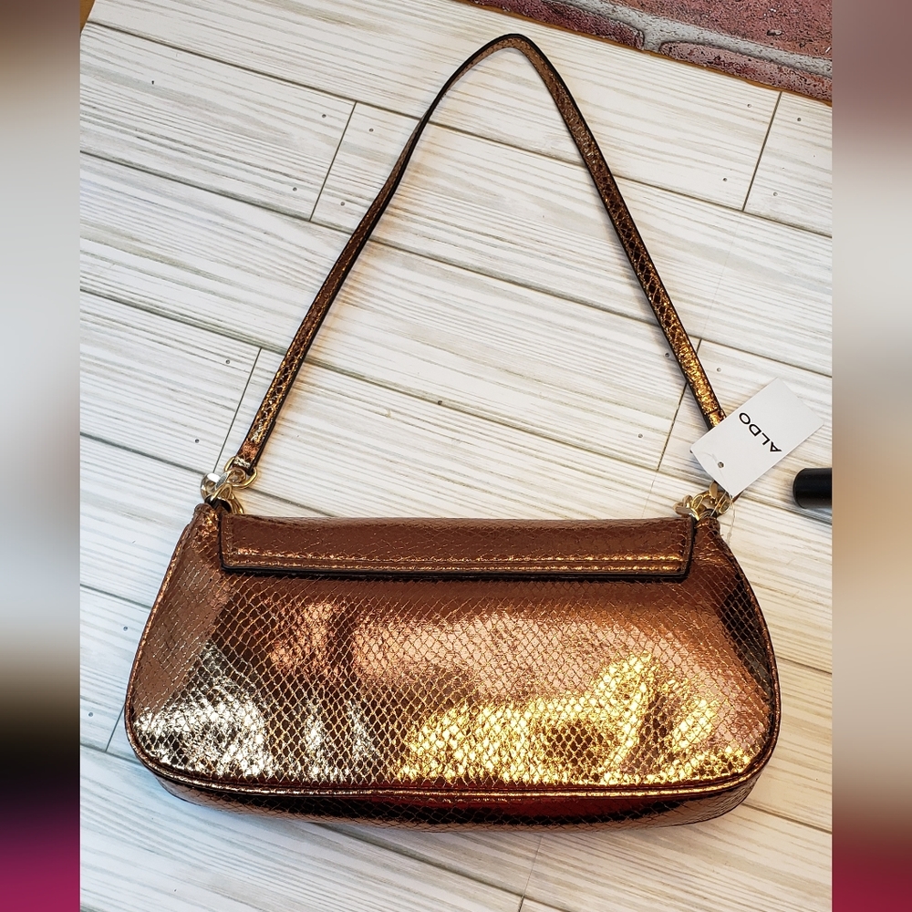 Aldo Copper-colored shoulder bag NWT - Picture 6 of 12